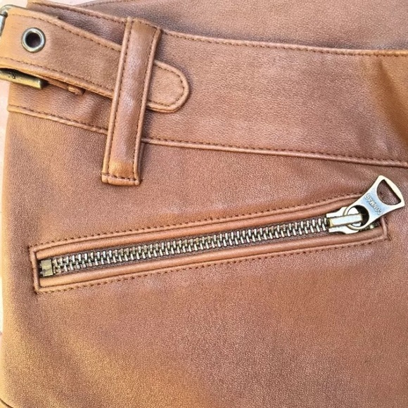 RALPH LAUREN Leather Western Pants Plus Sz 14 NEW! - Picture 7 of 11